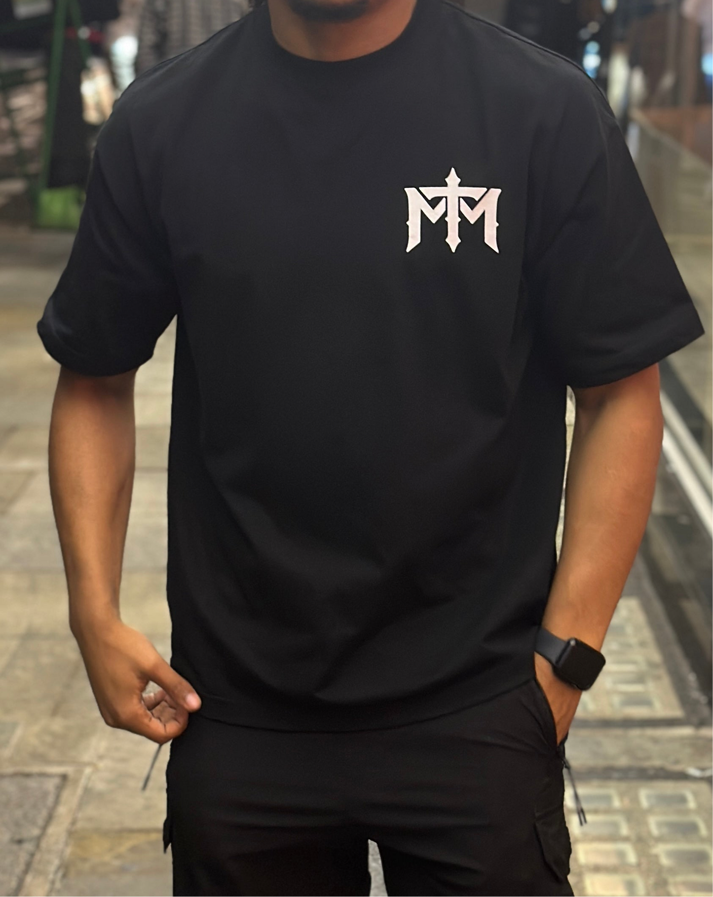 MTM "Time Flies" Oversized T-Shirt – Black